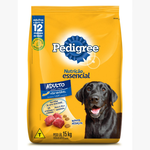 Racao pedigree 15KG Adulto