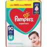 Fralda Descartável Supersec Jumbo M Pampers 90und 