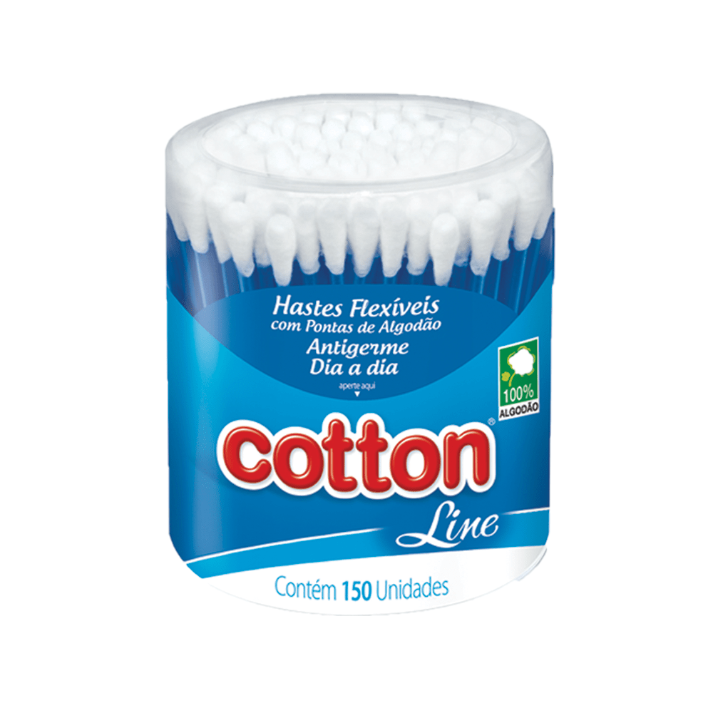 Hastes Flex Pote Flip Cotton Line 150un