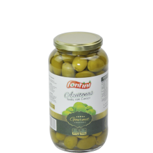 Azeitona Fontini 500G vidro C/Caroço Gourmet