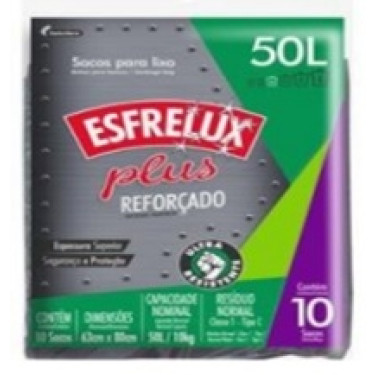 Saco P/Lixo Reforc.912 Esfrelux 50L