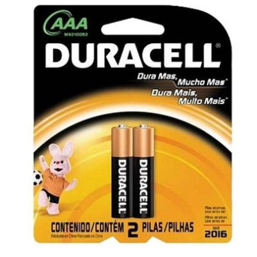 Pilha Aaa Pal.Mn2400b2 Duracell 2un
