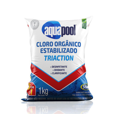Cloro Gran. 3x1 Triation Aquapool 1 Kg