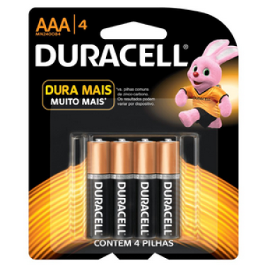 Pilha Aaa Pal.Duracell 4un