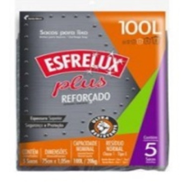 Saco P/Lixo Reforc.913 Esfrelux 100L