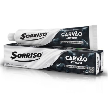 Creme Dental Sorriso Carvão 90g