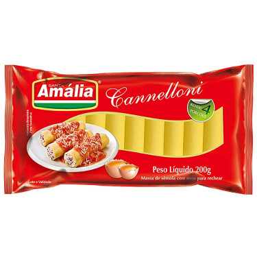 Macarrão Santa Amália Com Ovos 200g Canellone