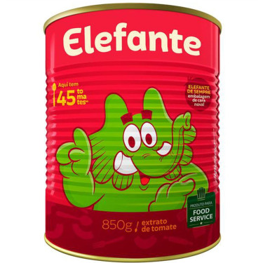Extrato Tomate Elefante 850G