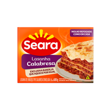 Macarrão Lasanha Seara 600g Calabresa