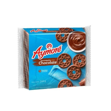 Biscoito Amanteigado Chocolate Aymore 248g