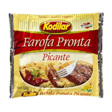 Farofa Kodillar 300G Mandioca Picante