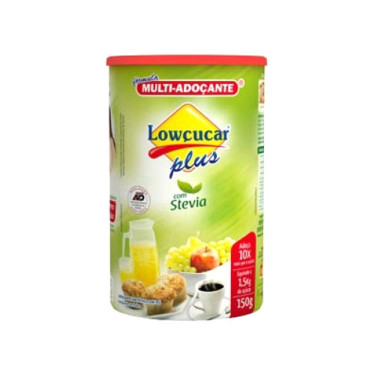 Adoçante Lowçucar 150G Plus Stevia