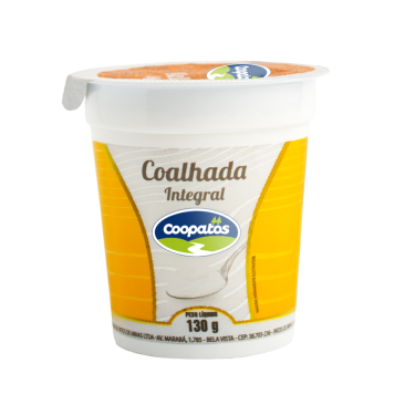 Coalhada Coopatos 130g Integral