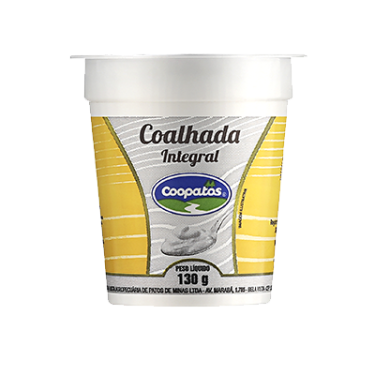 Coalhada Coopatos 130g Integral