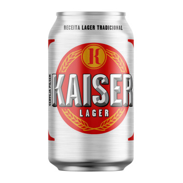 Cerveja Kaiser 350Ml Lata