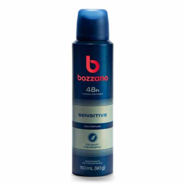 Desodorante Bozzano Aero 150ml Sensitive Sem Perfume 