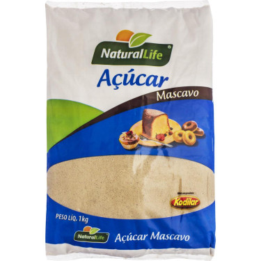 Açucar Mascavo Nartural Life Kodilar 1kg