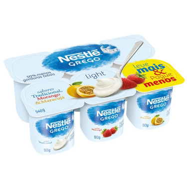 Iogurte Nestle Grego 540g Light