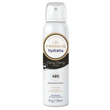 Desodorante Aero Francis Hydratta 150ml Branco