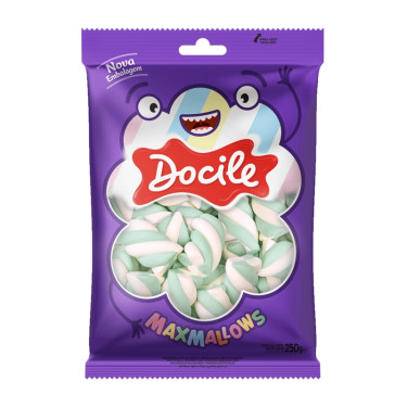 Maxmallows Docile Branco Verde 250G 