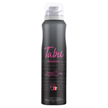 Desodorante  Aero Tabu 150ML Baladeira