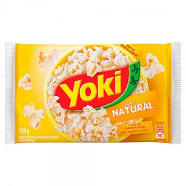 Pipoca Microondas Yoki 100G Natural