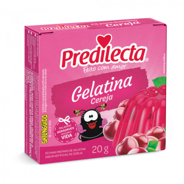 Gelatina Cereja Predilecta 20g