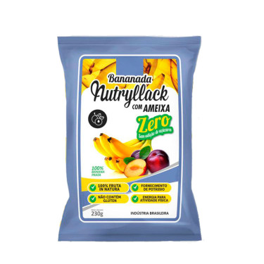Doce Bananada Ameixa Zero Nutryllack 230g