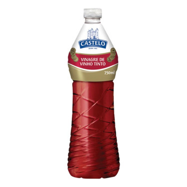 Vinagre Castelo 750ML Vinho Tinto