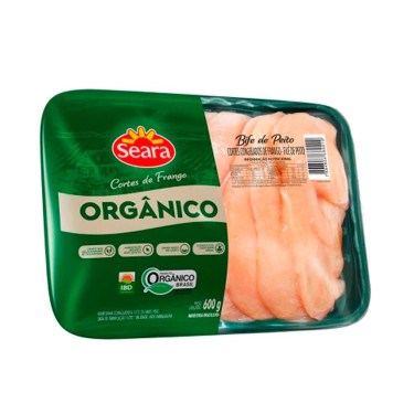 File de Peito de Frango Seara 600g Orgânico BD