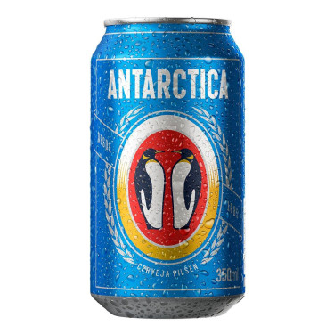 Cerveja Antárctica 350ML Pilsen Lata Ambev