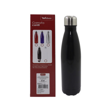 Garrafa Cantil Inox Wx6732 Sort.Wellmix 500ml