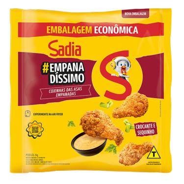 Coxinha da Asa Sadia Empanada 2Kg