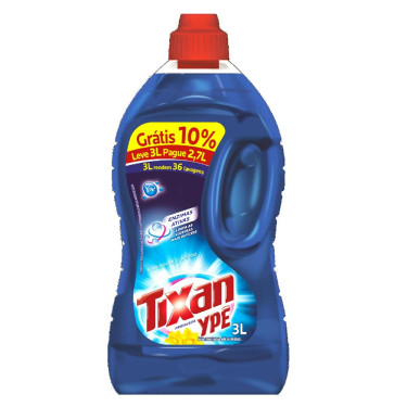 Lava Roupas Líquido Primavera Tixan Ypê Lv3L PG2,7L