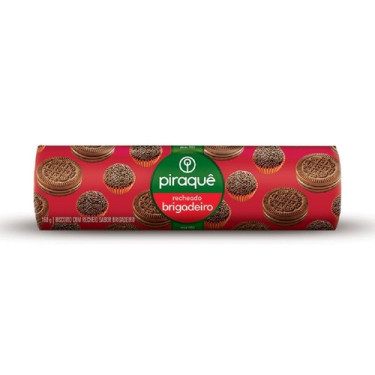 Biscoito Piraque 160g Recheado Brigadeiro