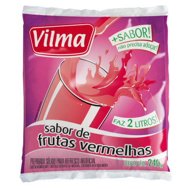 Refresco Vilma 240G Frutas Vermelhas