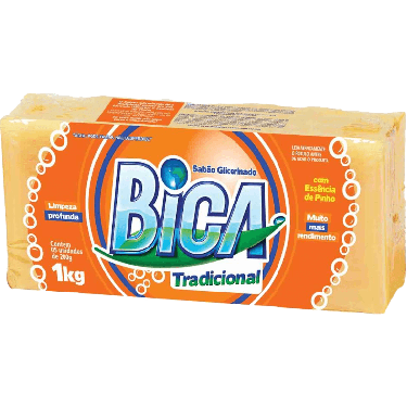 Sabão Barra Bica Glicerinado 5x200g
