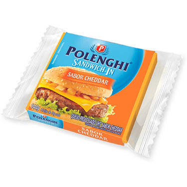 Queijo Sandwich In Cheddar Polenghi 144g