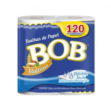 Papel Toalha Fd.Bob 2x60un