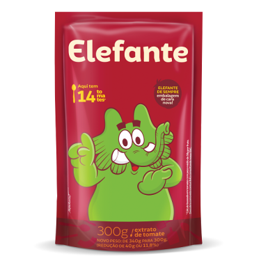 Extrato Tomate Elefante 300g Sache 