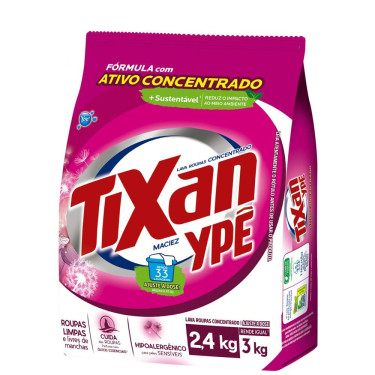 Sabão Pó Maciez Tixan Ype 2,4kg Sc.