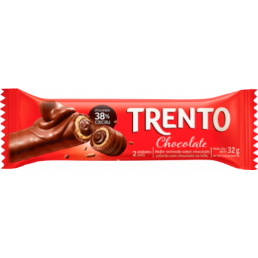 Biscoito Wafer Chocolate Trento 32g