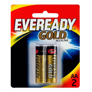 Pilha Gold Aa Alc.Peq.Eveready 2un