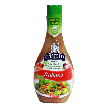 Molho Salada Italiano Castelo 236ml
