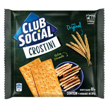 Biscoito club Social 80g Crostini Original