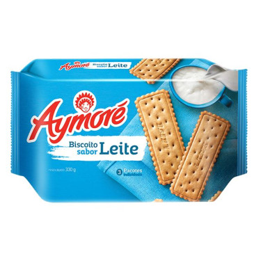 Biscoito Aymore 345g Leite
