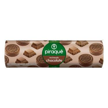 Biscoito Piraquê Recheado 160g Chocolate 