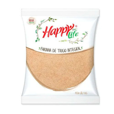 Farinha Trigo Happy Life 1kg Integral