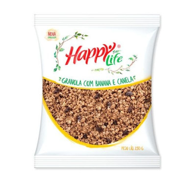 Granola Banana Canela Happy Life 250g