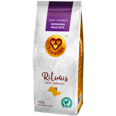 Cafe 3 Coracoes 250g Rituais Mogiana Paulista